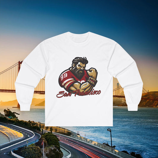 San Francisco Football Fan Long Sleeve Tee