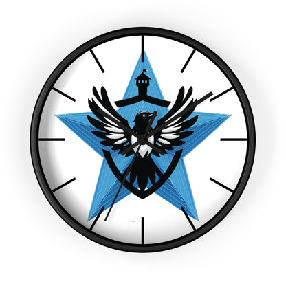 Blue Star Mags Wall Clock
