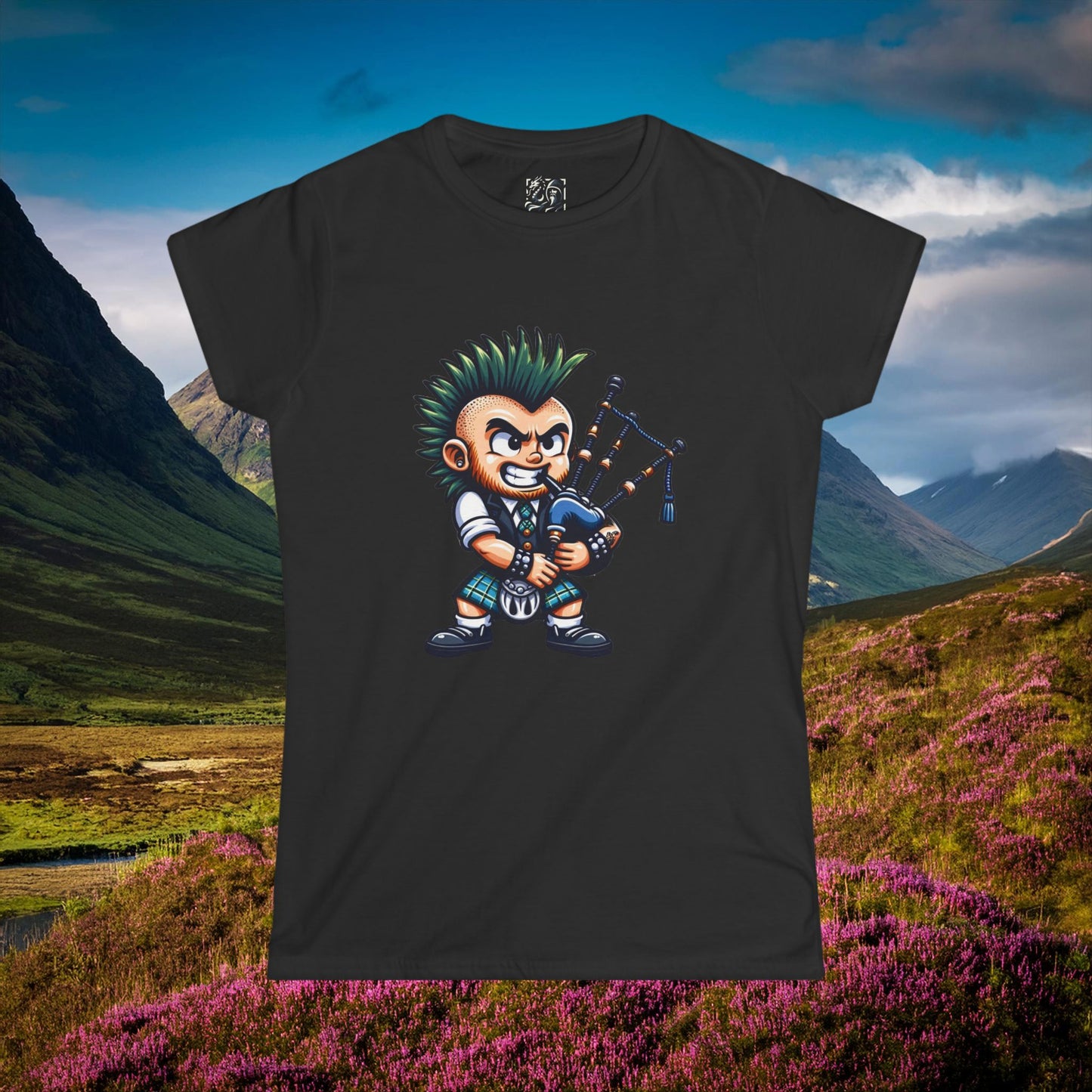 Scottish Punk Rock Women's Softstyle Tee