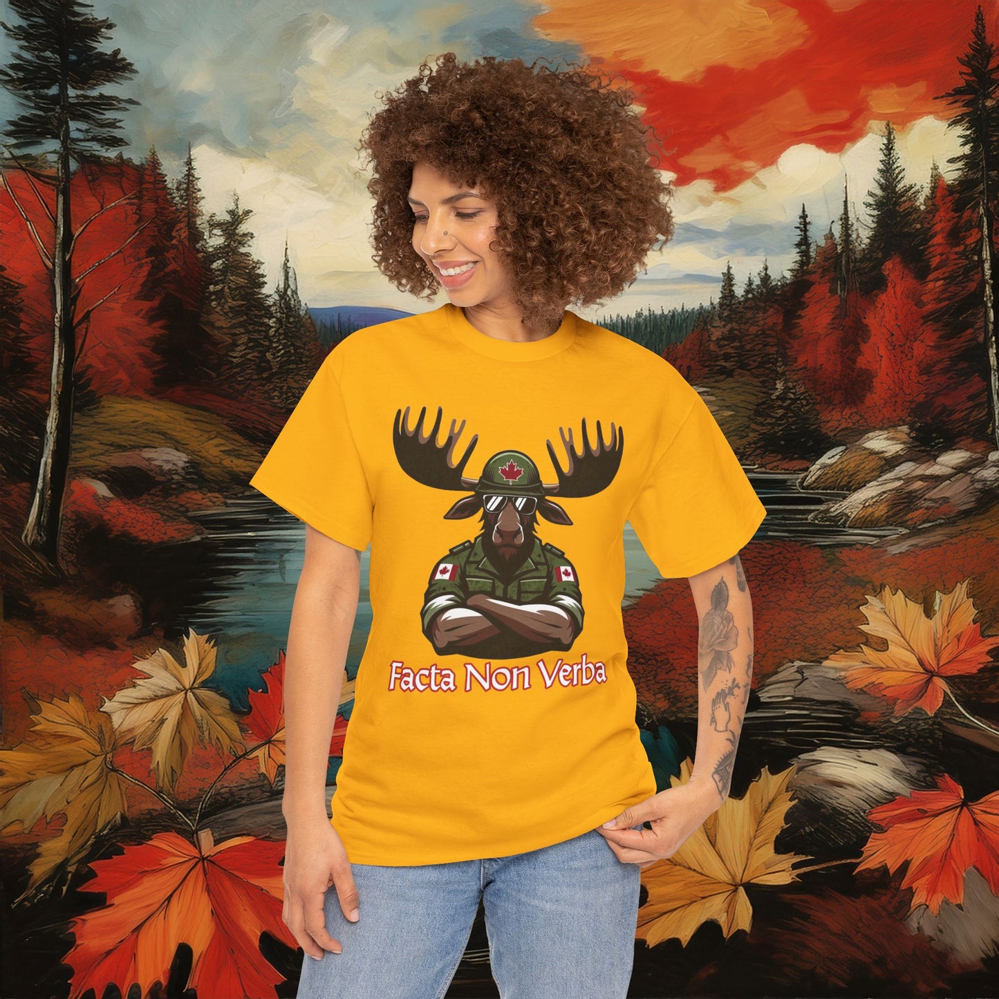 Canadian Moose "Facta Non Verba" Tee