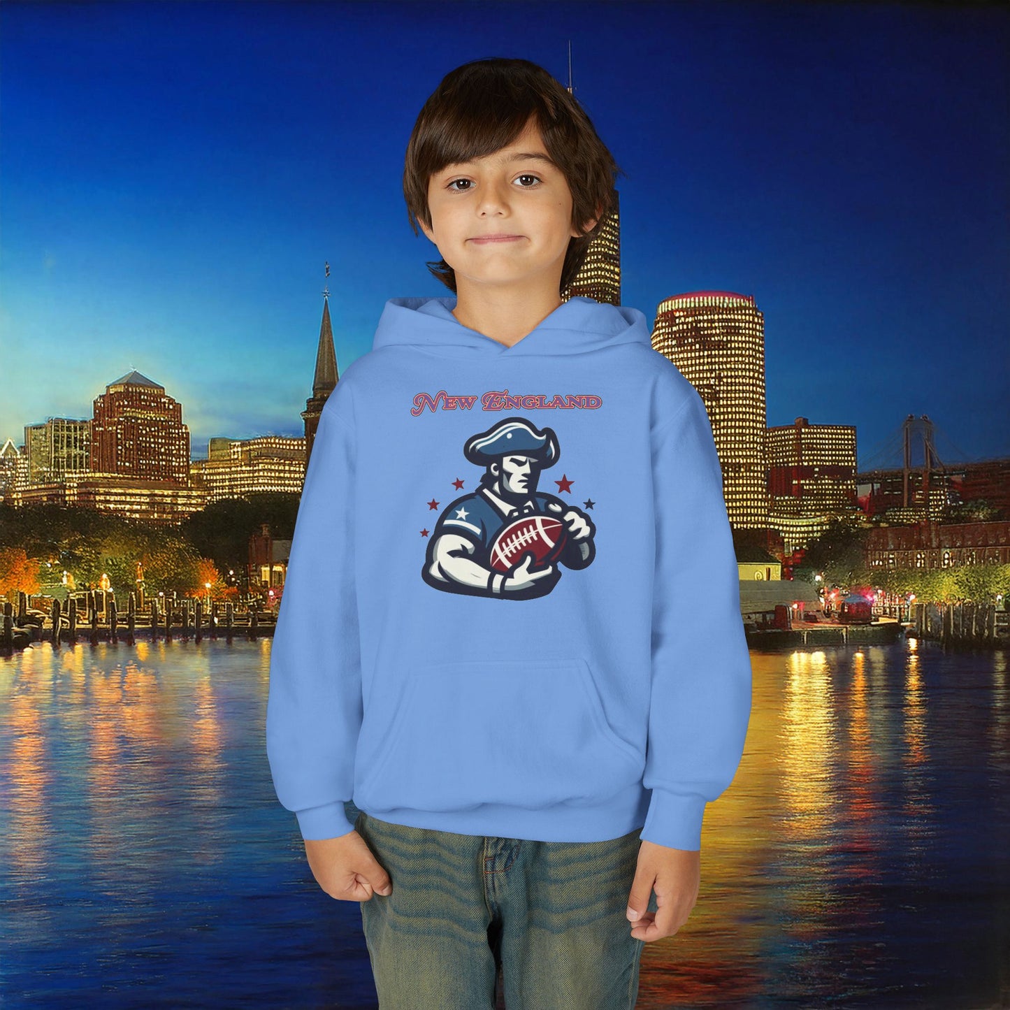 New England Football Youth Hoodie