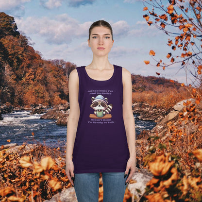 Raccoon Coffee Tank Top