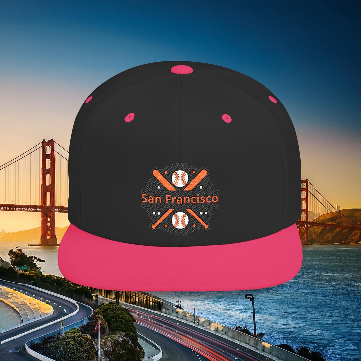 San Francisco Baseball Flat Bill Snapback