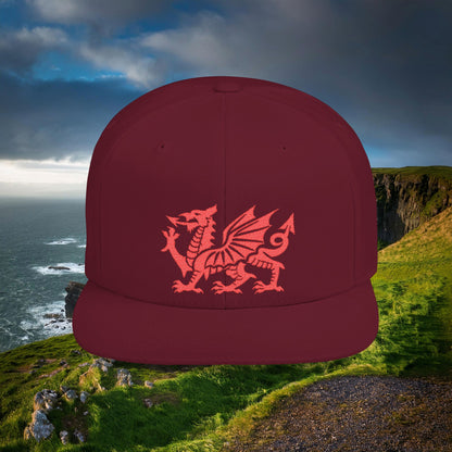 The Welsh Dragon Flat Bill Snapback