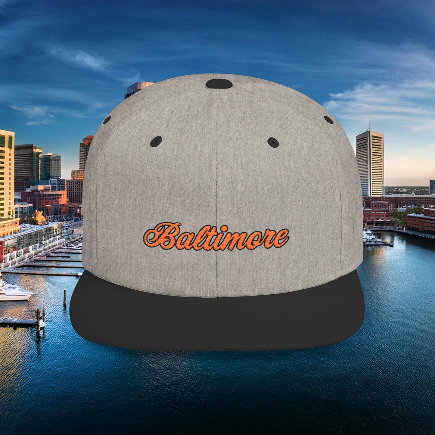 Baltimore Flat Bill Snapback