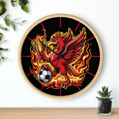 Liverpool Flames Wall Clock