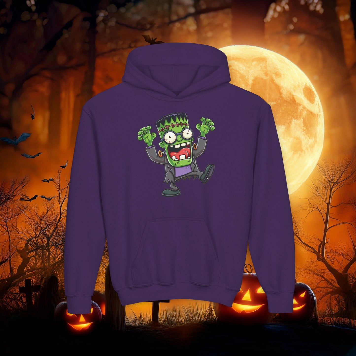 Frankenstein's Monster Youth Hoodie