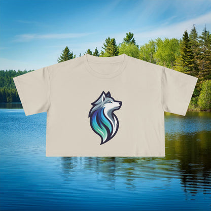 Timber Wolf Women's Crop Tee