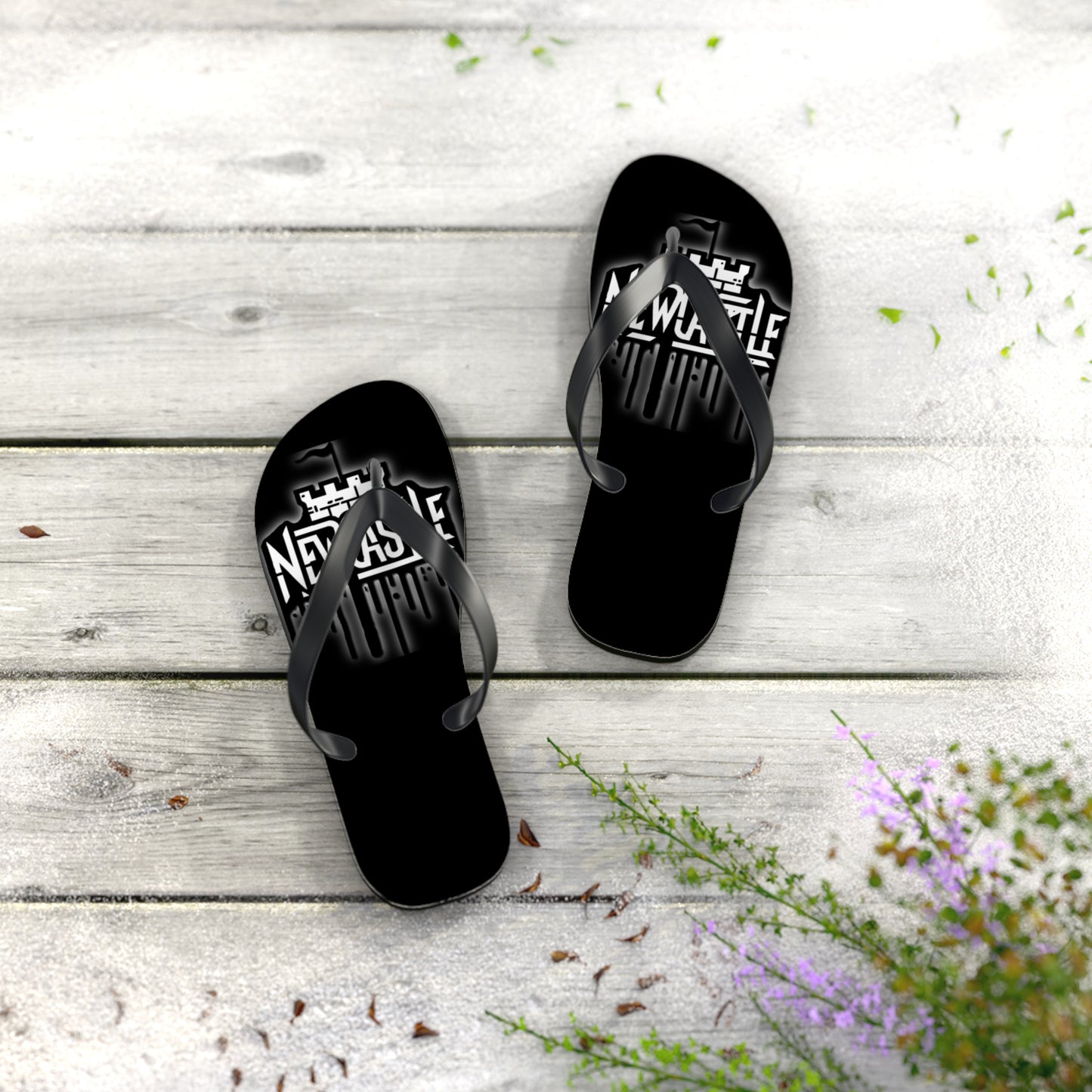 Newcastle Graffiti Flip Flops