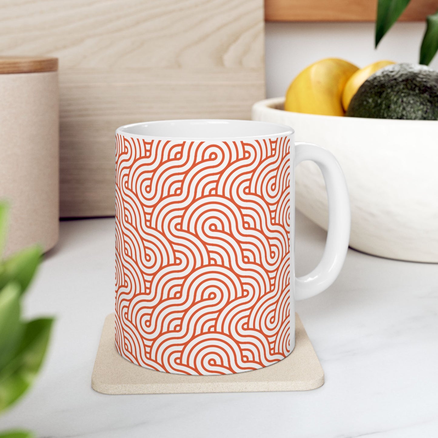 Retro Waves Ceramic Mug (11oz/15oz)