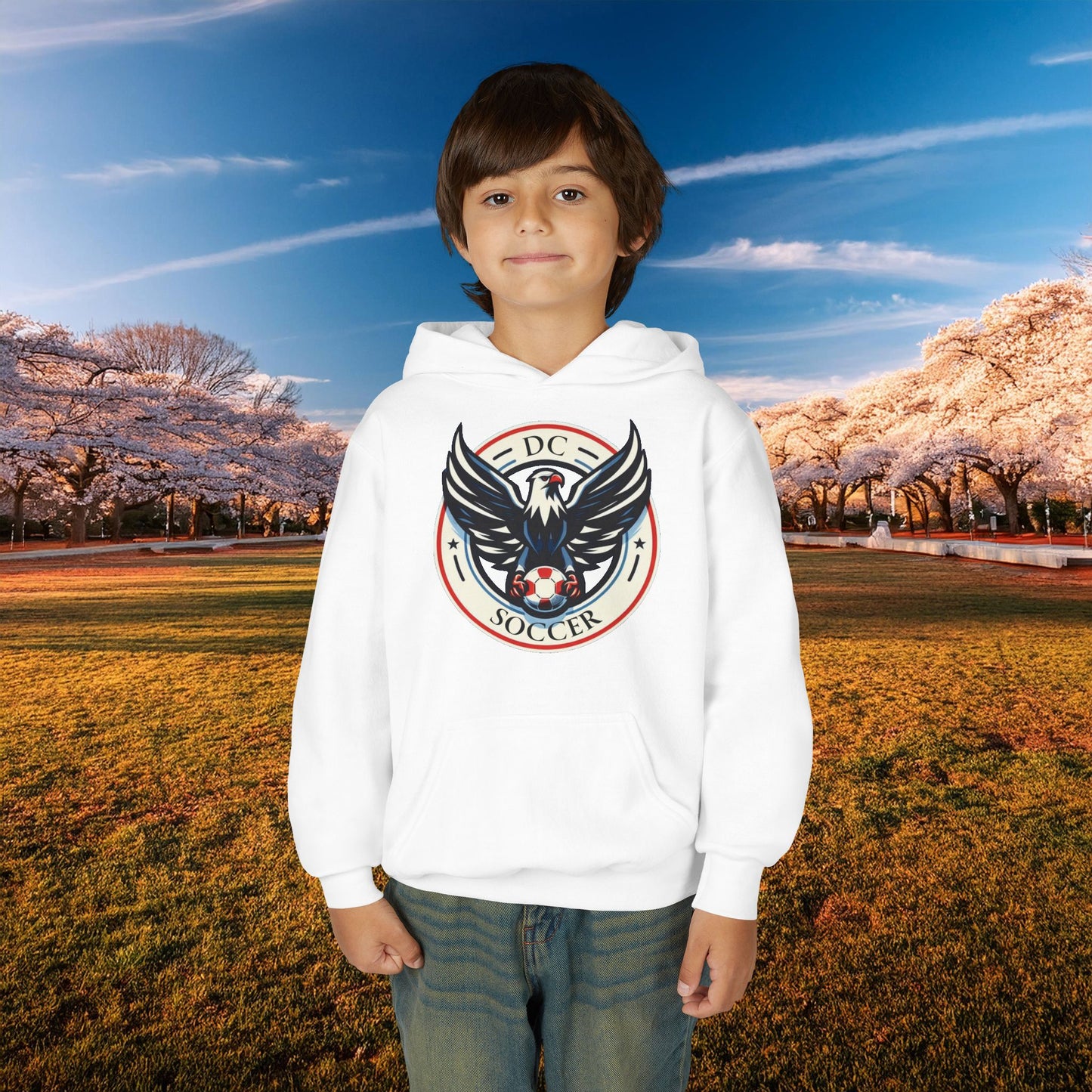 DC United Logo Youth Hoodie