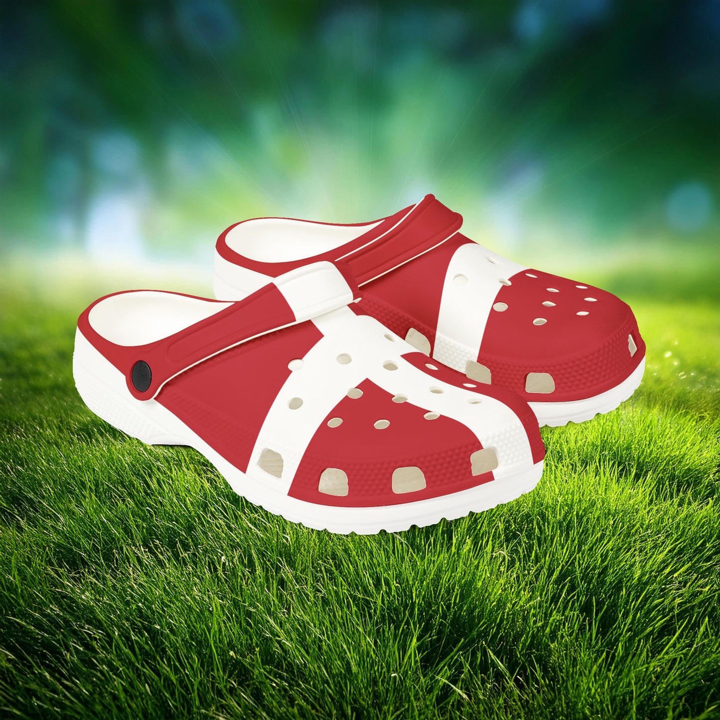 Danish Flag Foam Clogs