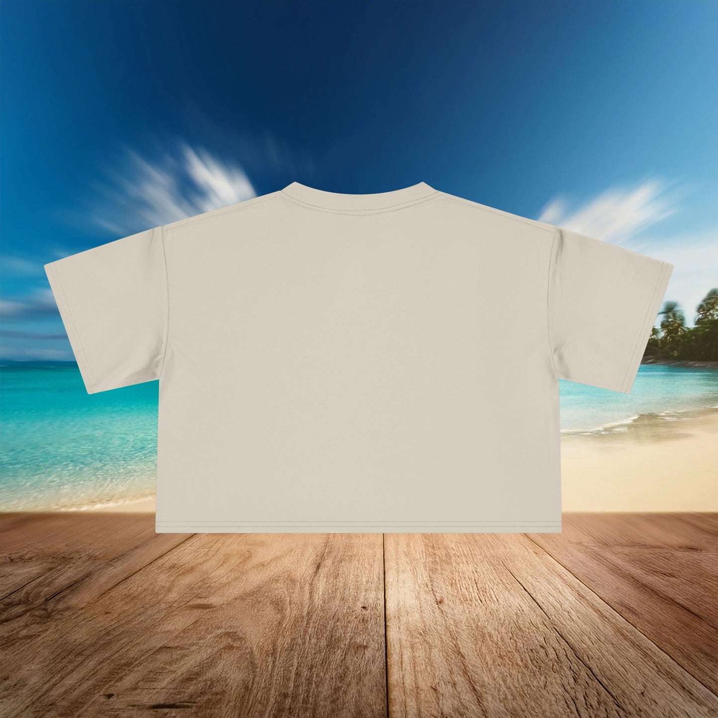 Sea Otter Soccer Logo Women's Crop Tee