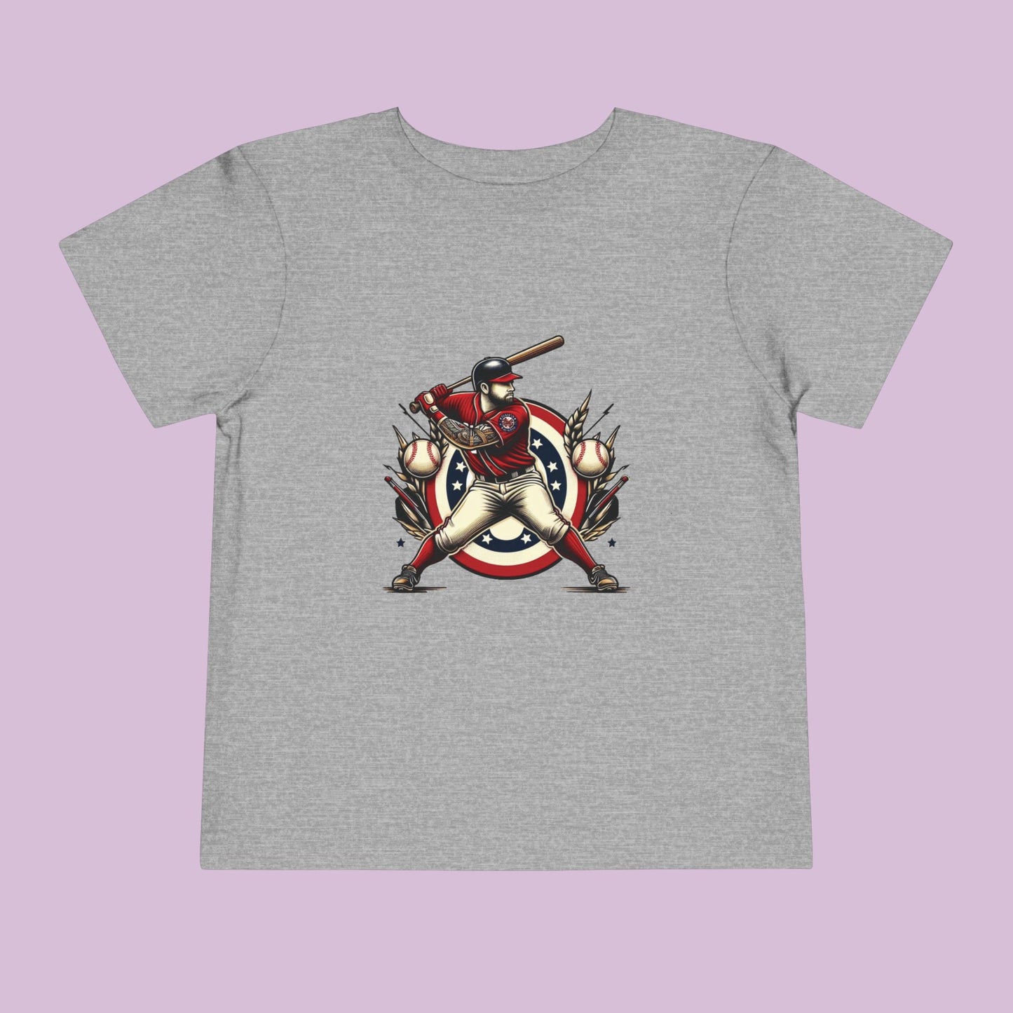 Washington Baseball At Bat Toddler Tee