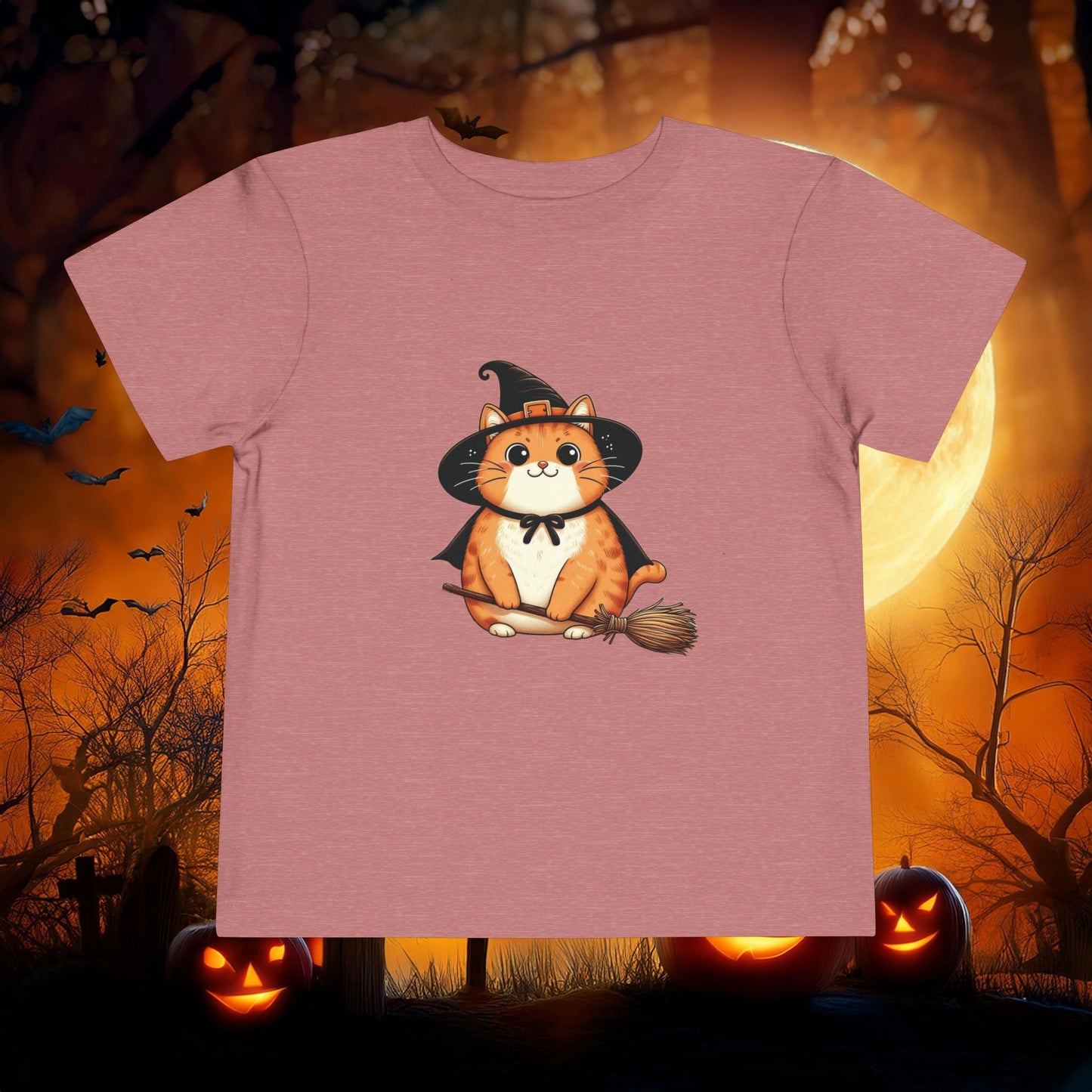 Trick or Treat Cat Toddler Tee