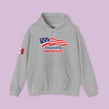 Powered By Immigrants Hoodie
