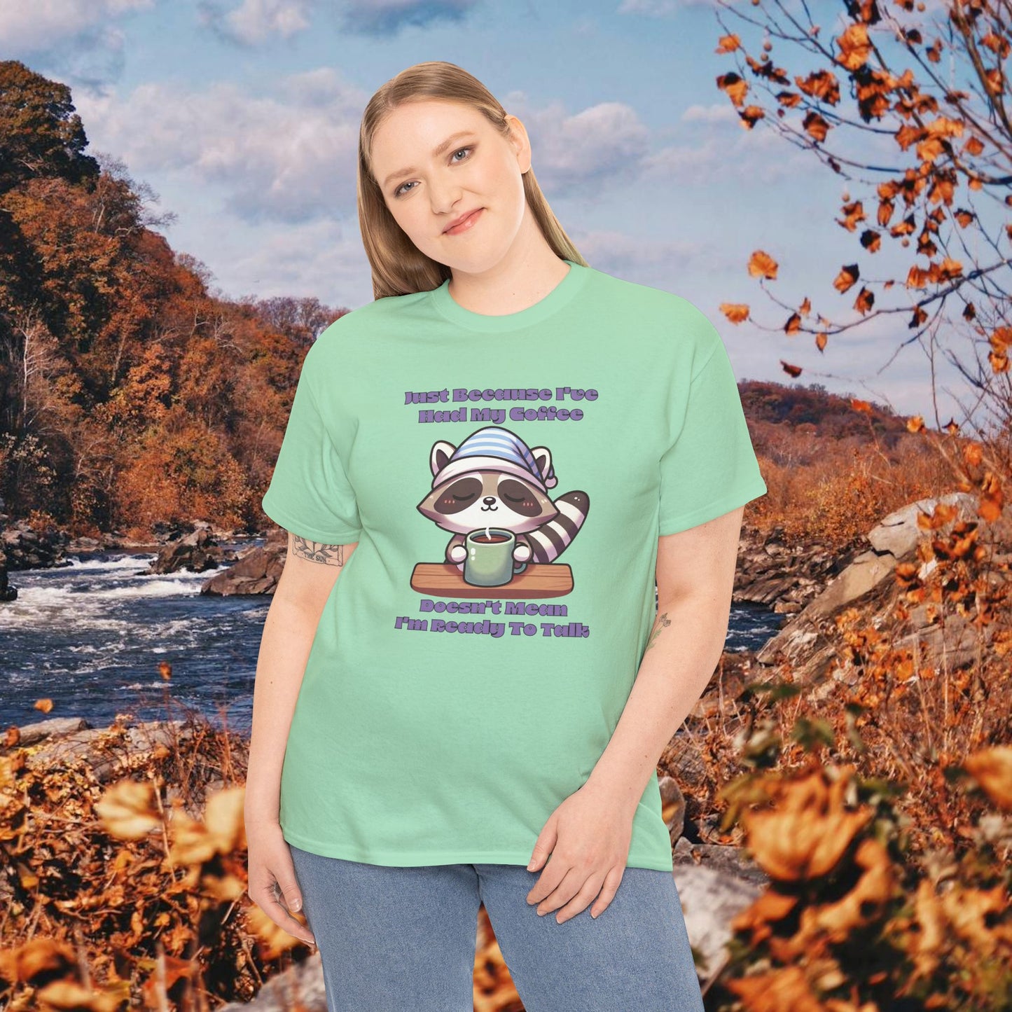Raccoon Coffee Tee