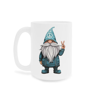 Peace Gnome Ceramic Mugs (11oz\15oz)