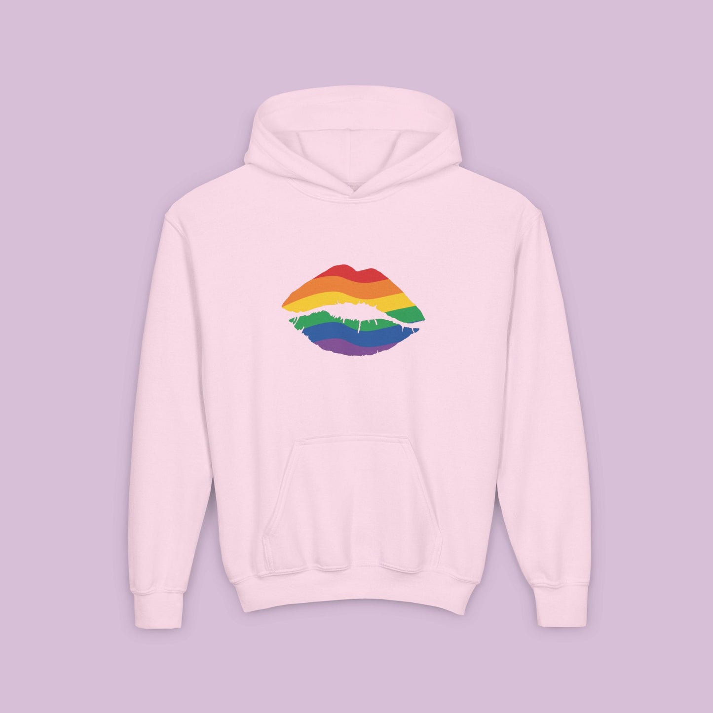 Rainbow Kiss Youth Hoodie