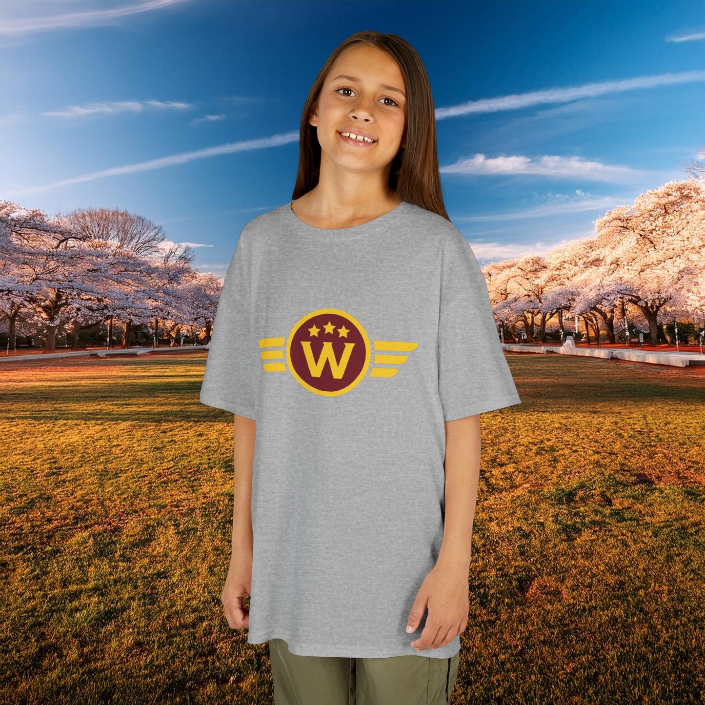 Washington DC Football Logo Kids Tee