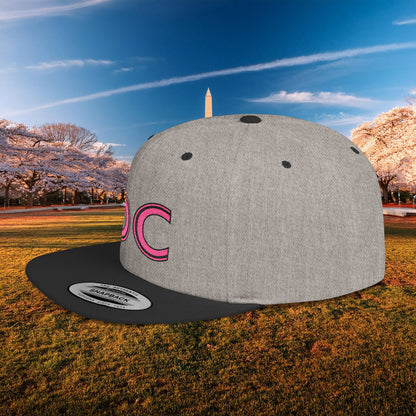 DC Flat Bill Snapback - Pink