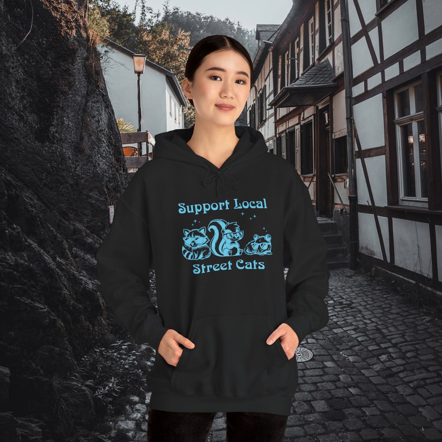 Support Local Street Cats Hoodie