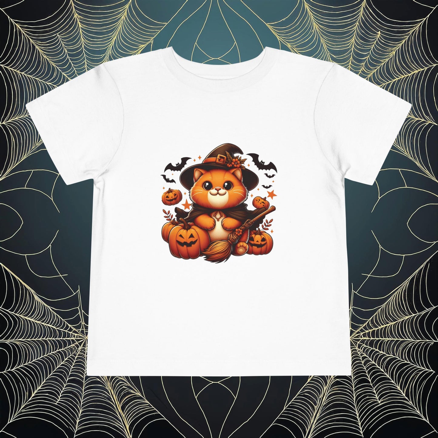 Halloween Cat Toddler Tee