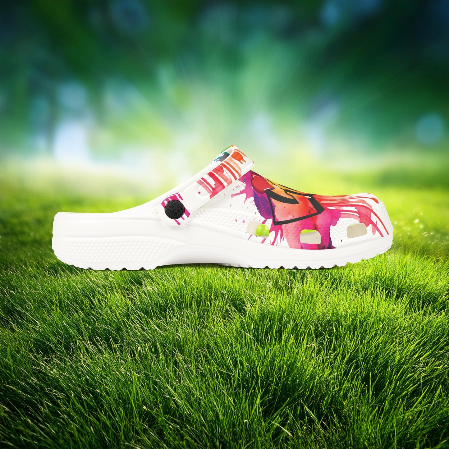 Love Color Bomb Foam Clogs