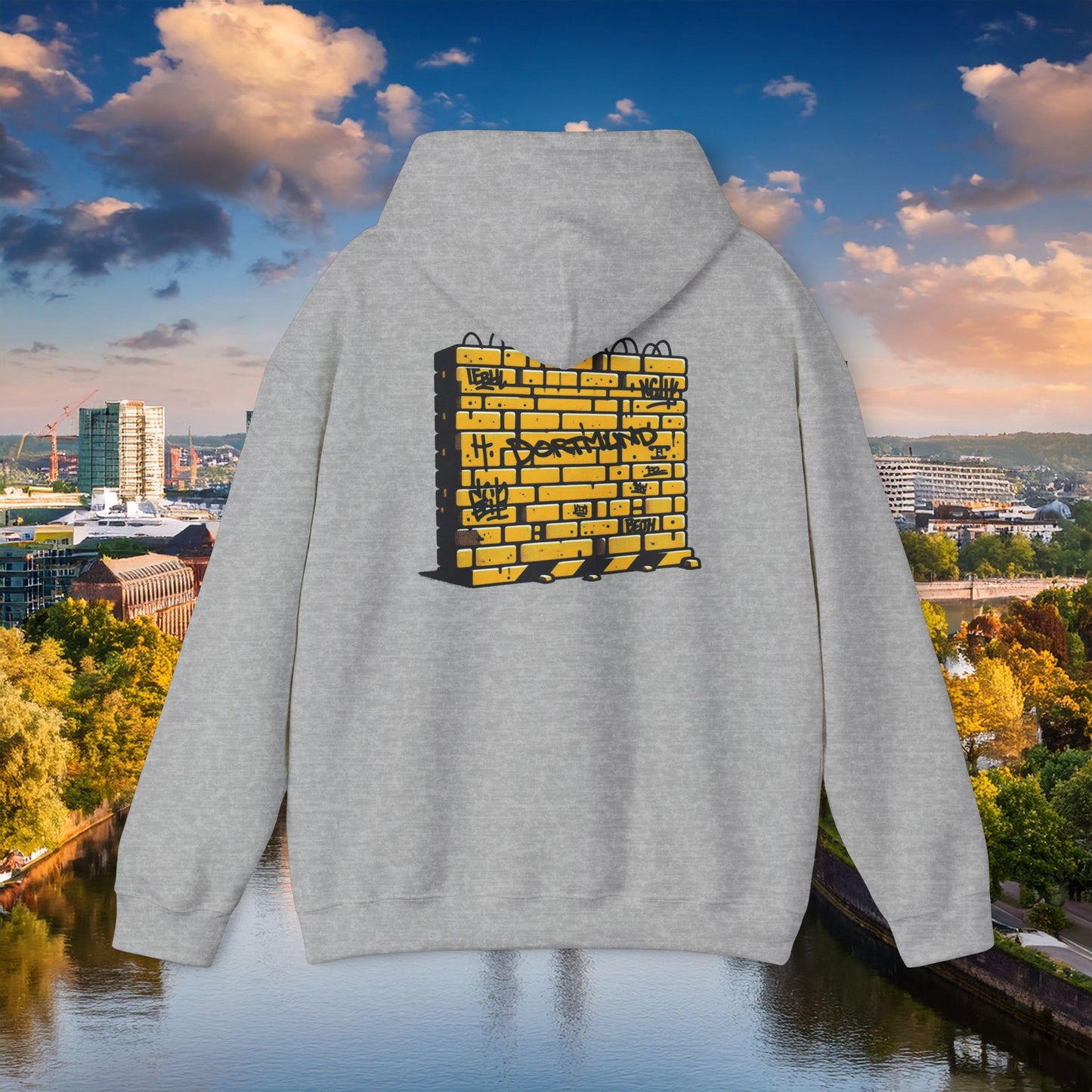 Dortmund Honeycomb Graffiti Hoodie