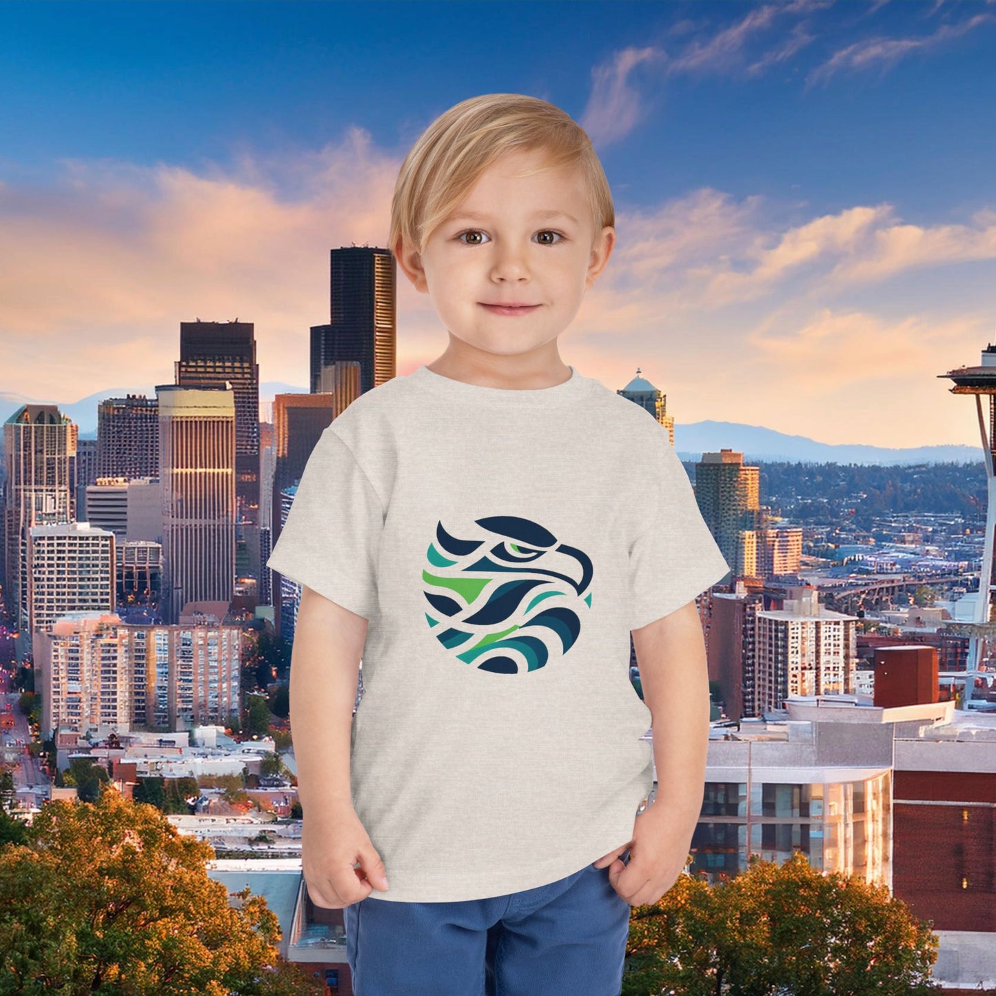 Seattle Football Logo Toddler Tee