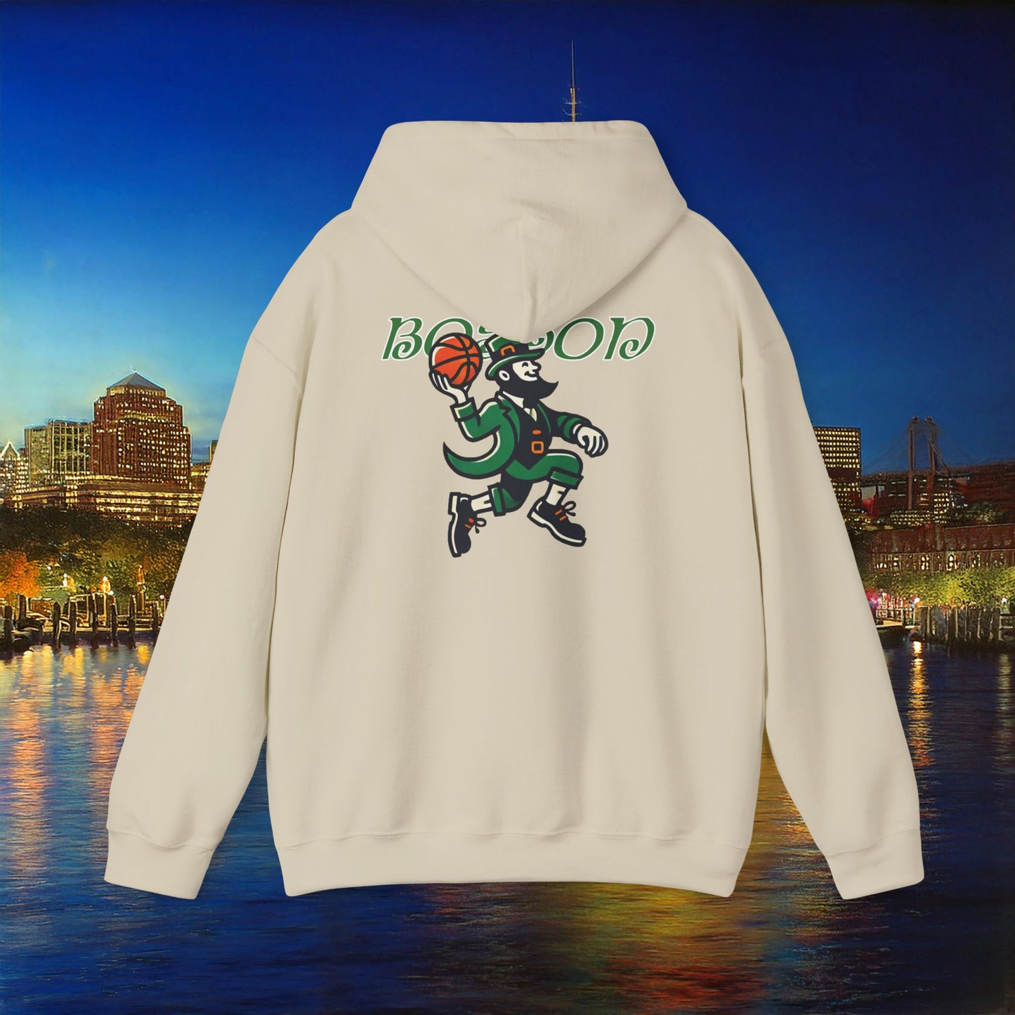 Boston Basketball Logo Hoodie