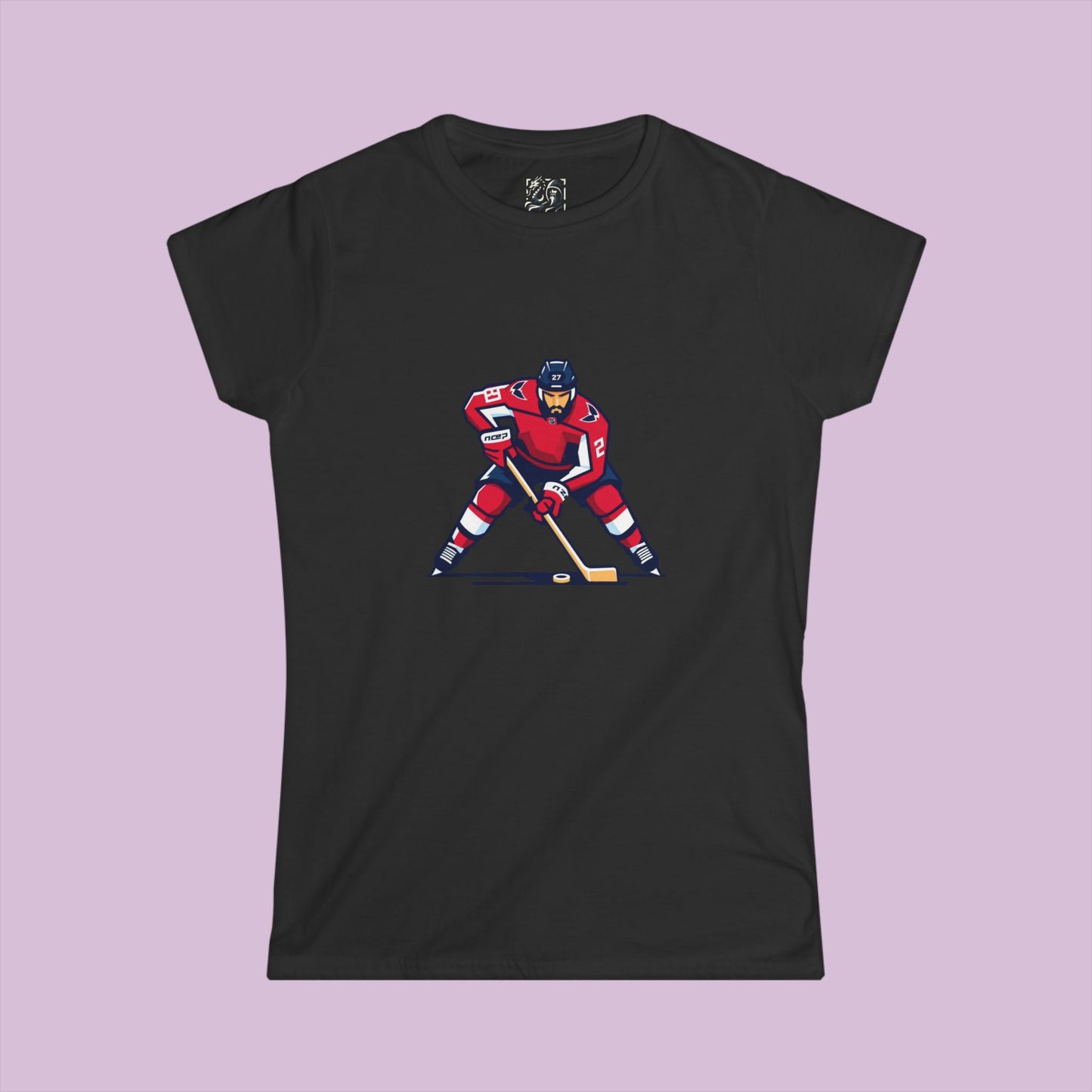 Washington Hockey Player Women's Softstyle Tee