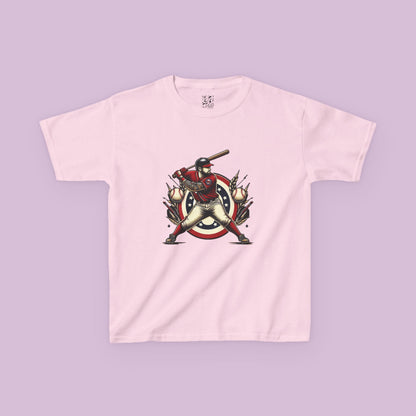 Washington Baseball At Bat Kids Tee