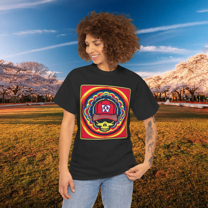 Psychedelic Funky W Skull Tee