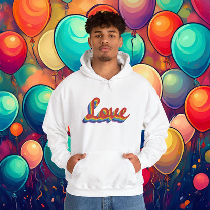 Rainbow Love Unisex Hoodie