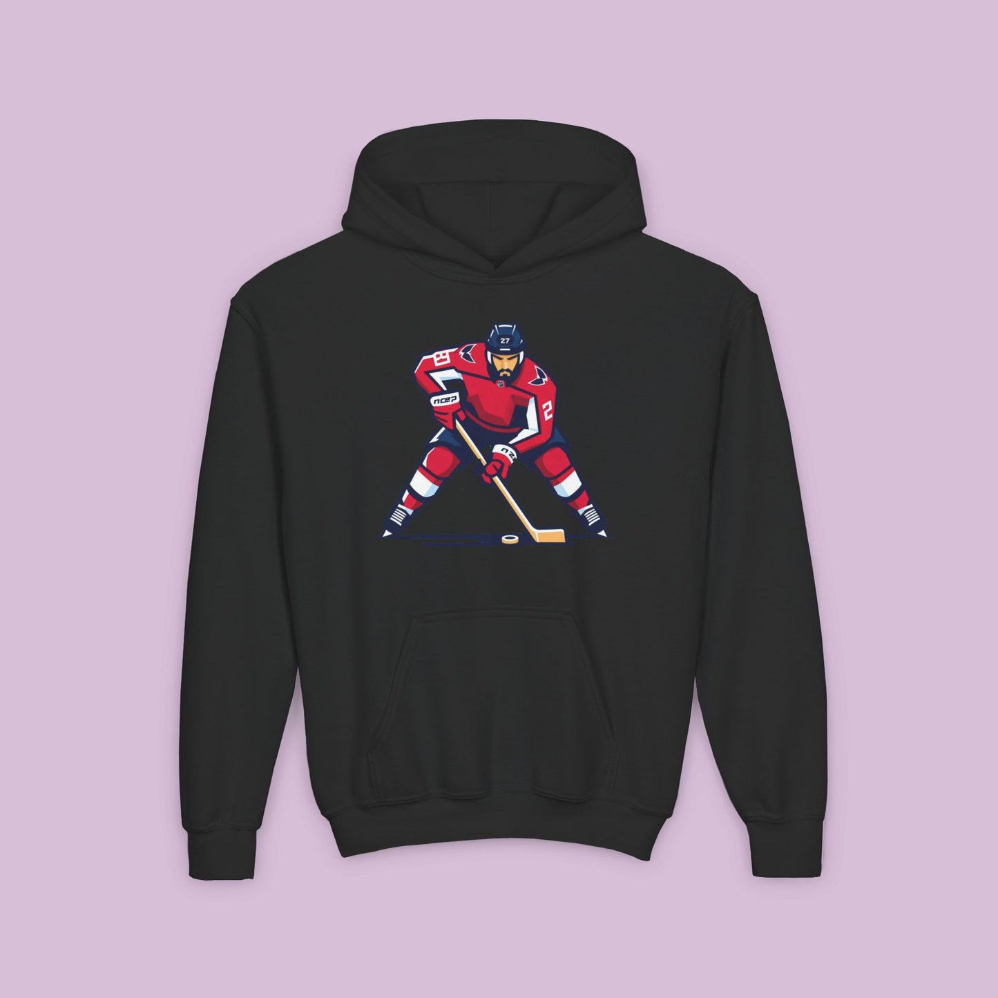 Washington Hockey Player Youth Hoodie