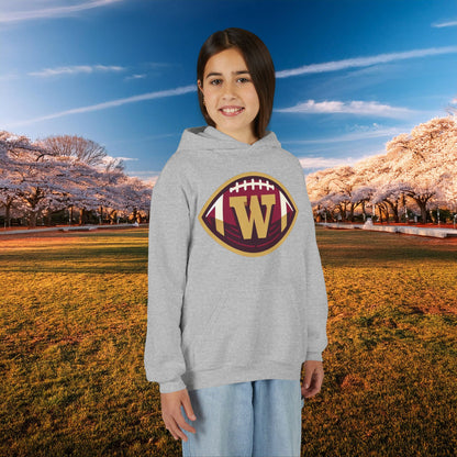 Washington Football Logo Youth Hoodie