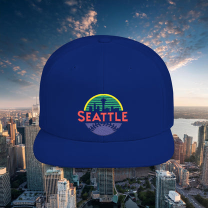 Seattle Baseball Flat Bill Snapback
