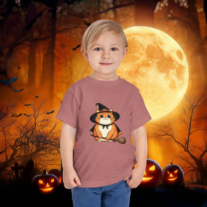 Trick or Treat Cat Toddler Tee
