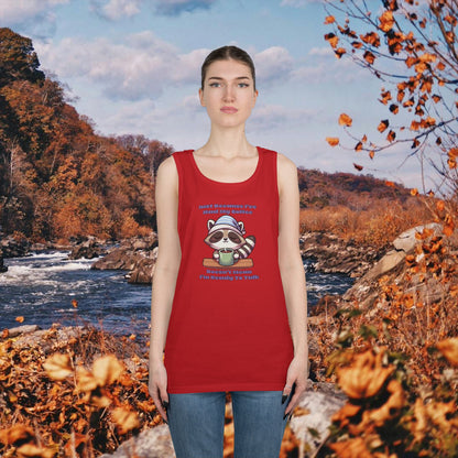 Raccoon Coffee Tank Top