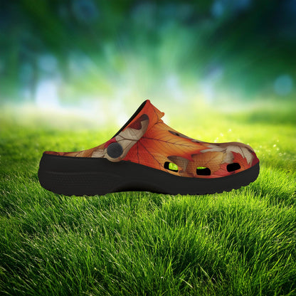 Autumn Leaves Kid's Foam Clogs