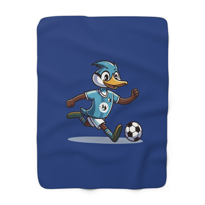 Minnesota United Loon Player Sherpa Fleece Blanket