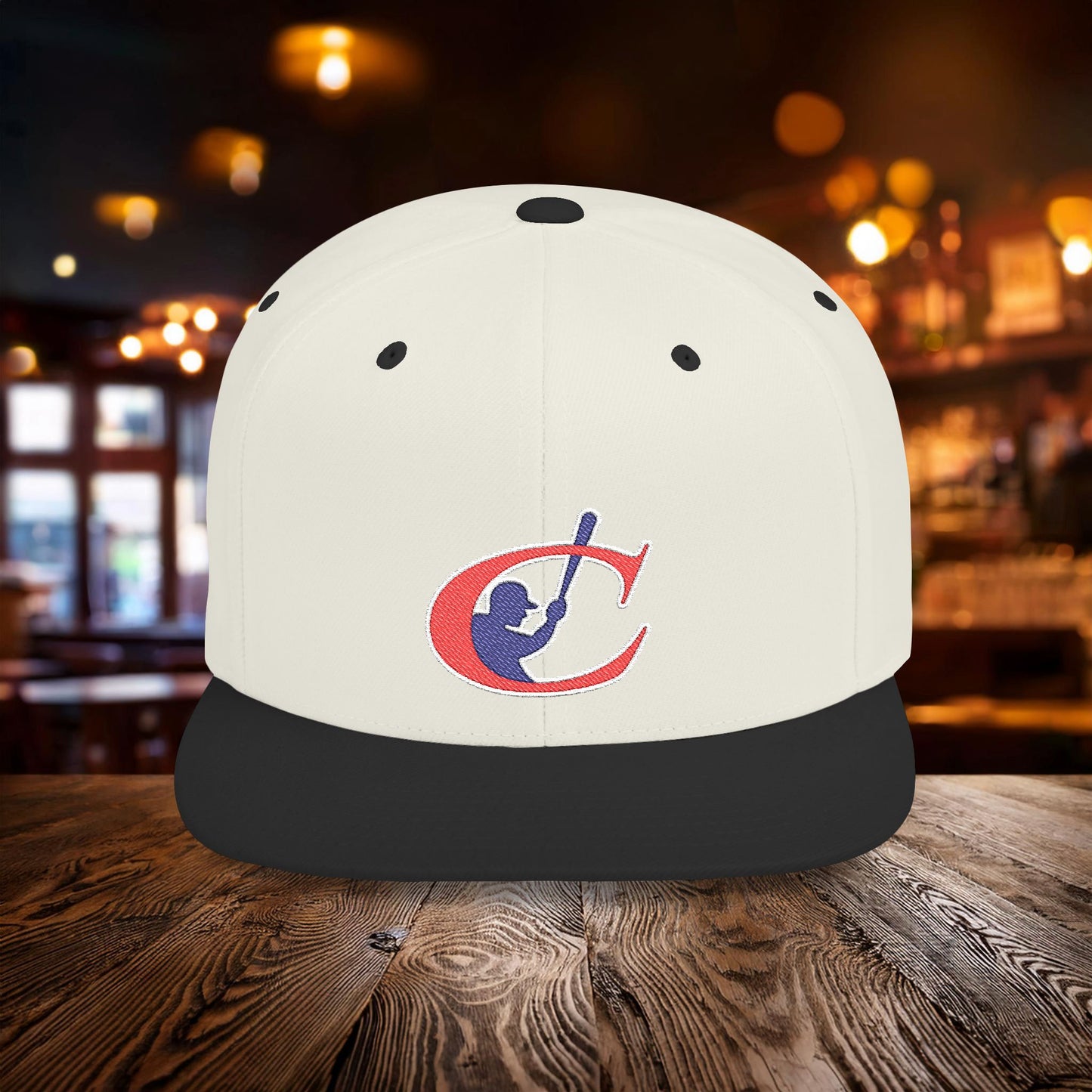 Cincinnati Player Logo Flat Bill Snapback