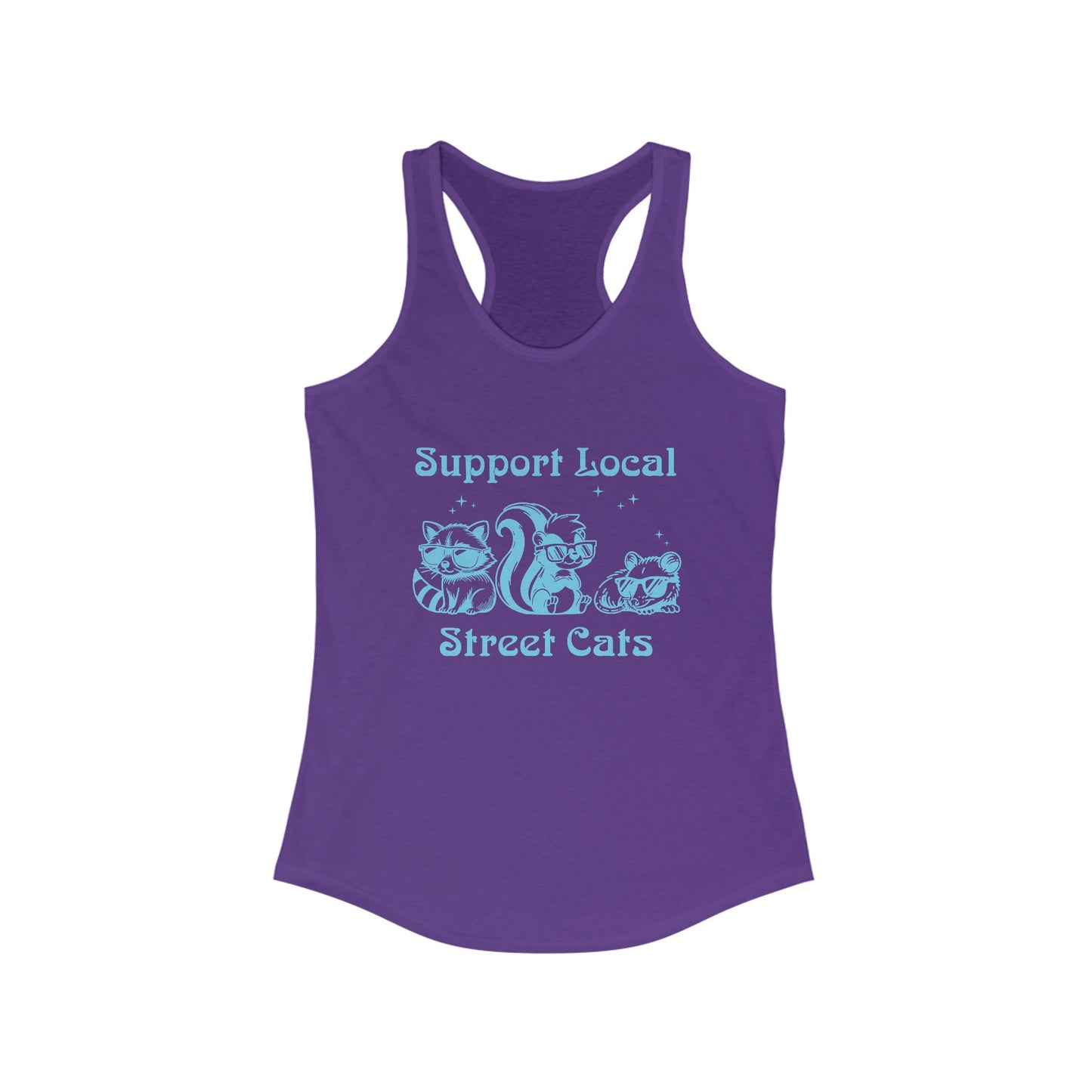 Support Local Street Cats Racerback Tank