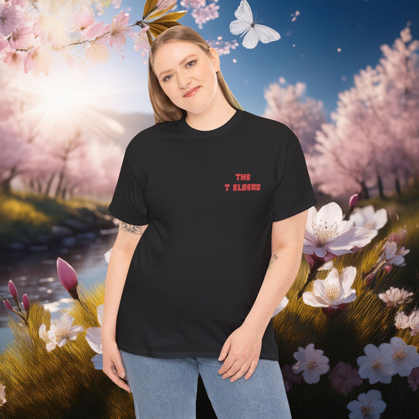 The T Elders Butterfly Unisex Cotton Tee