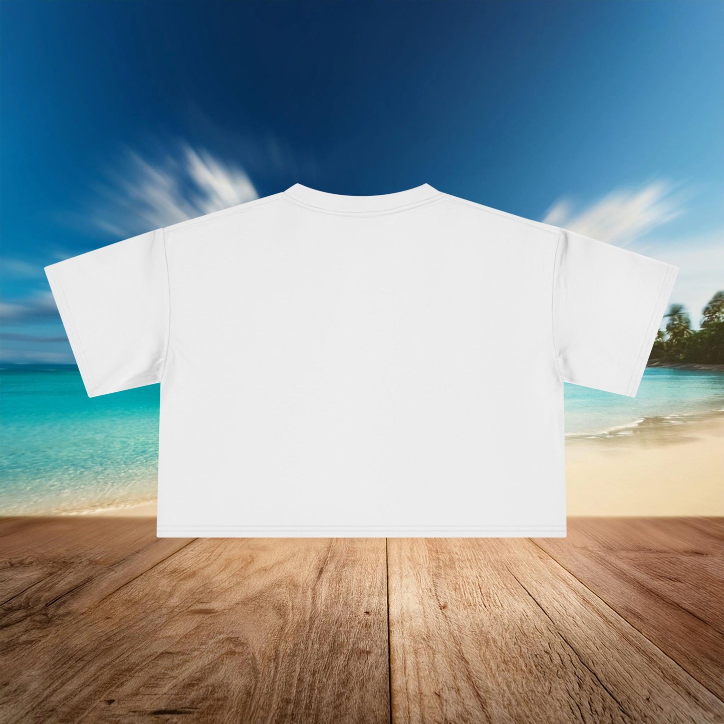 Sea Otter Soccer Logo Women's Crop Tee