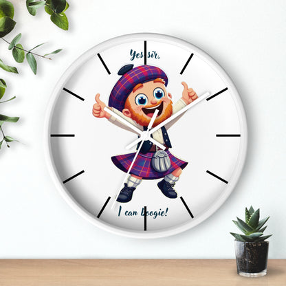 Scotland Can Boogie Wall Clock
