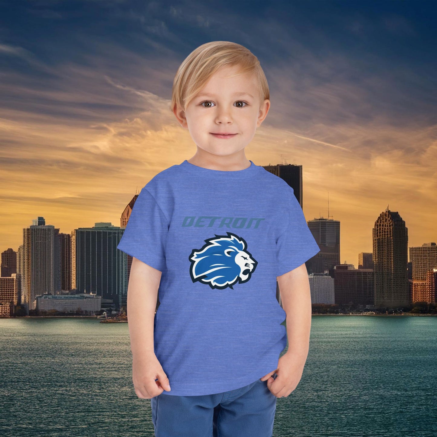 Detroit Football Logo Toddler Tee