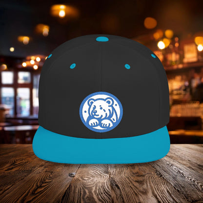 Bear Cub Flat Bill Snapback