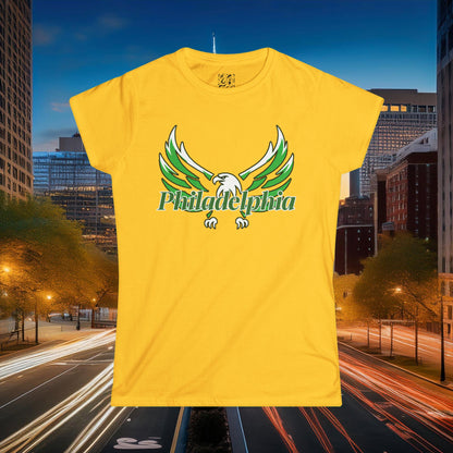 Philadelphia Eagle Logo Women's Softstyle Tee